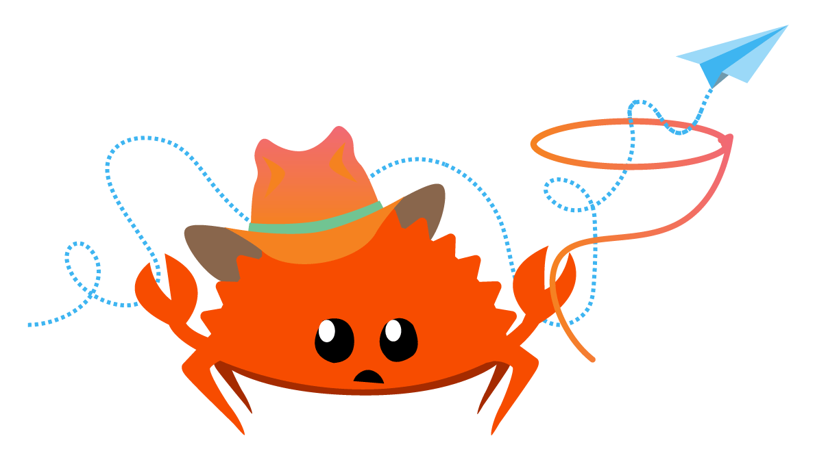 a sad crab is unable to unable to lasso a paper airplane. 404 not found.